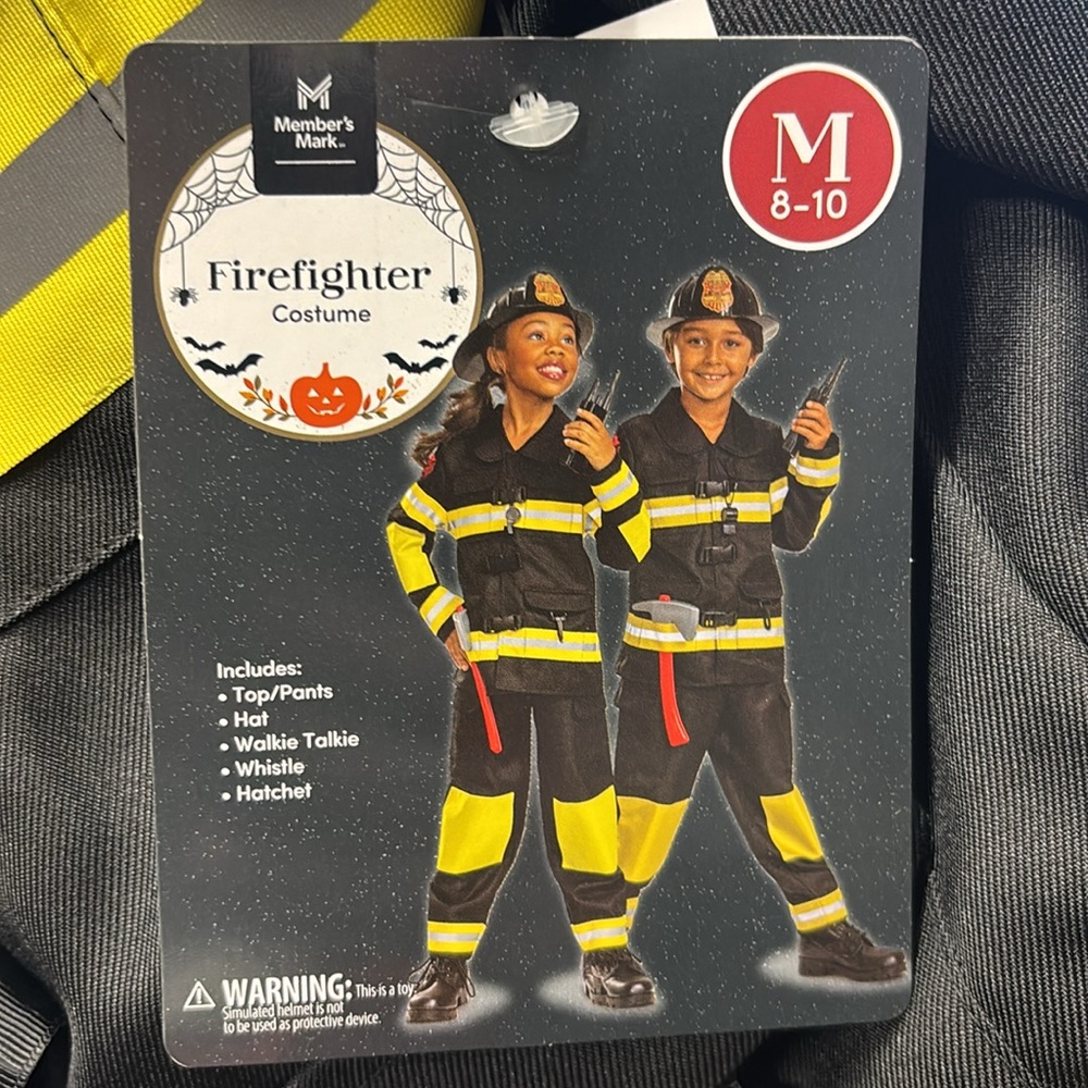 Kids Disguise Firefighter Halloween/Cosplay Costume - Multiple Sizes!